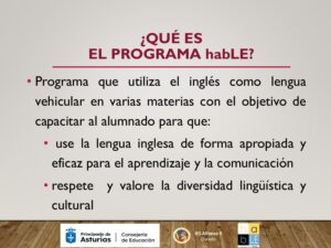 Programa HABLE. Presentación.