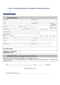Solicitud de Título